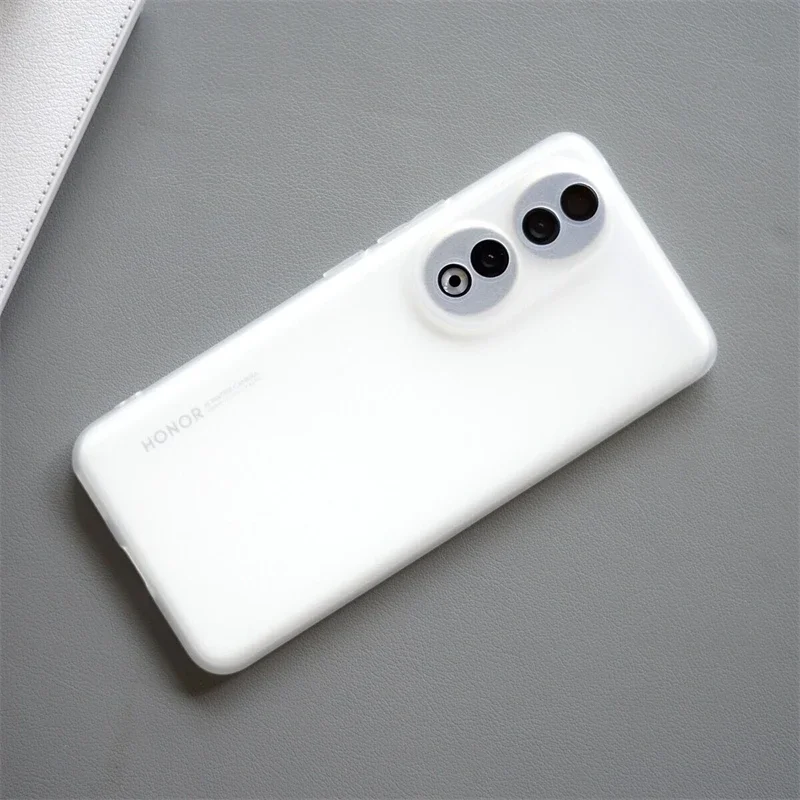 Matte Clear Case For Honor 90 Case TPU Soft Silicone Phone Cover For Honor 90 Coque Funda Slim Ultra Thin Simple Stylish Bumper