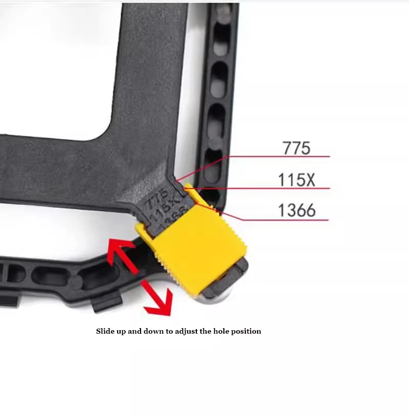 Intel CPU Heat Sink Base Bracket CPU Cooler Holder Suitable for 1150/1151/1155/1156/1366/2011/X79/X99