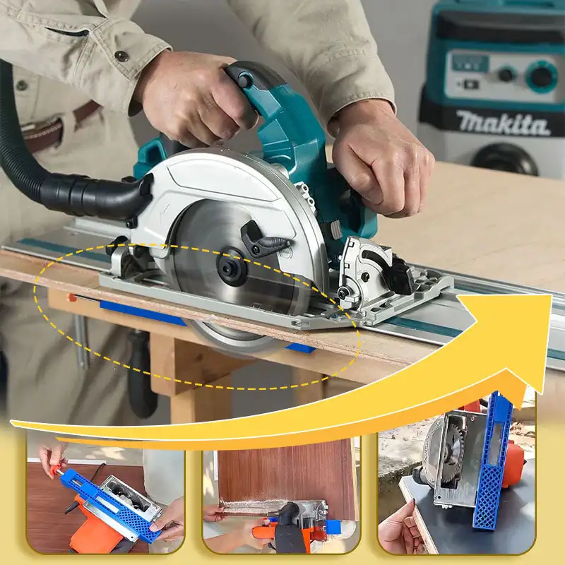 Suporte de cortador abs ajustável portátil, clipe de fixação de posicionamento, placa de corte modificada para acessórios de base de máquina de corte de 4-6 polegadas