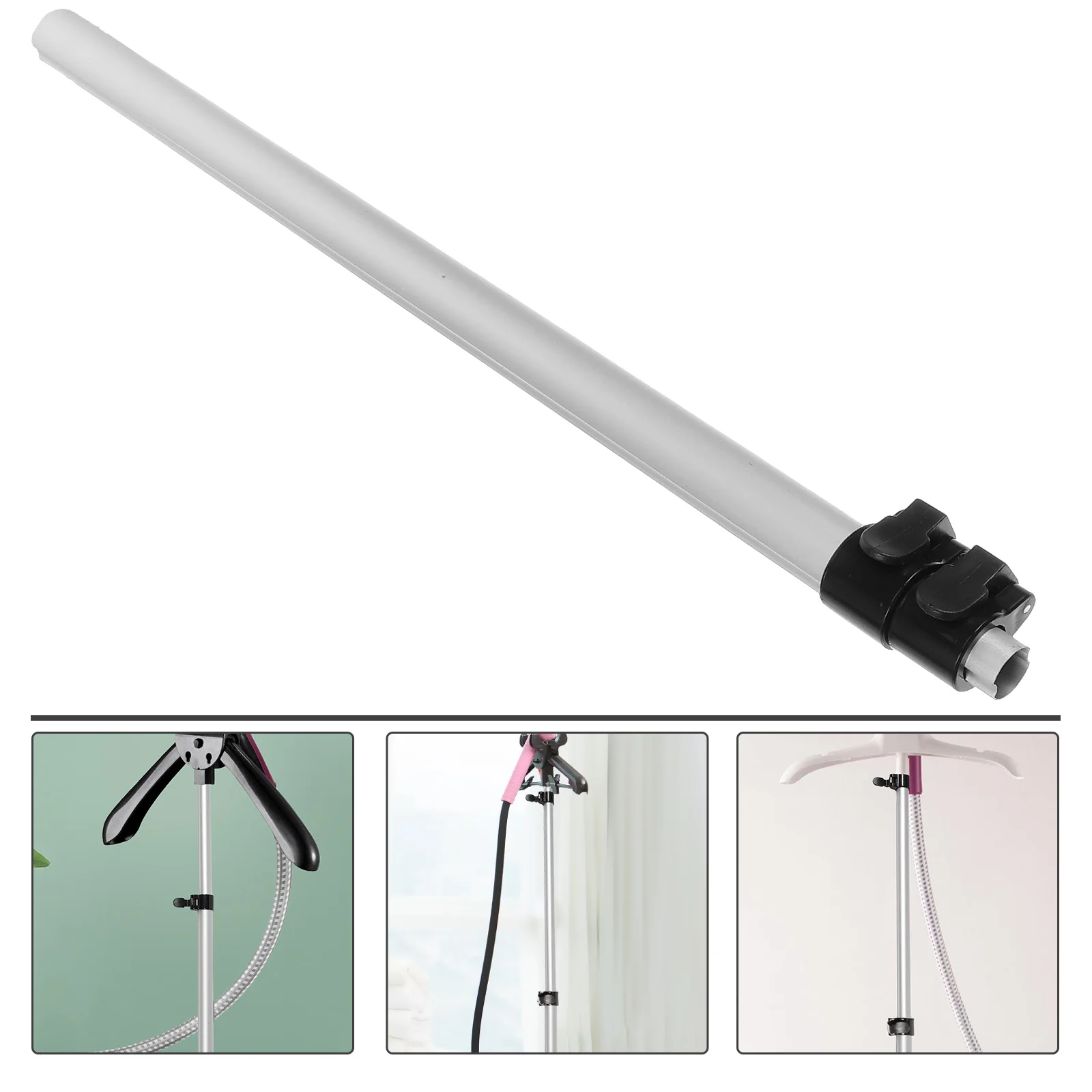 Garment Steamer Telescopic Rod อุปกรณ์เสริมขาตั้งราวแขวนเสื้อผ้าน้ําหนักเบาสแตนเลสสําหรับ