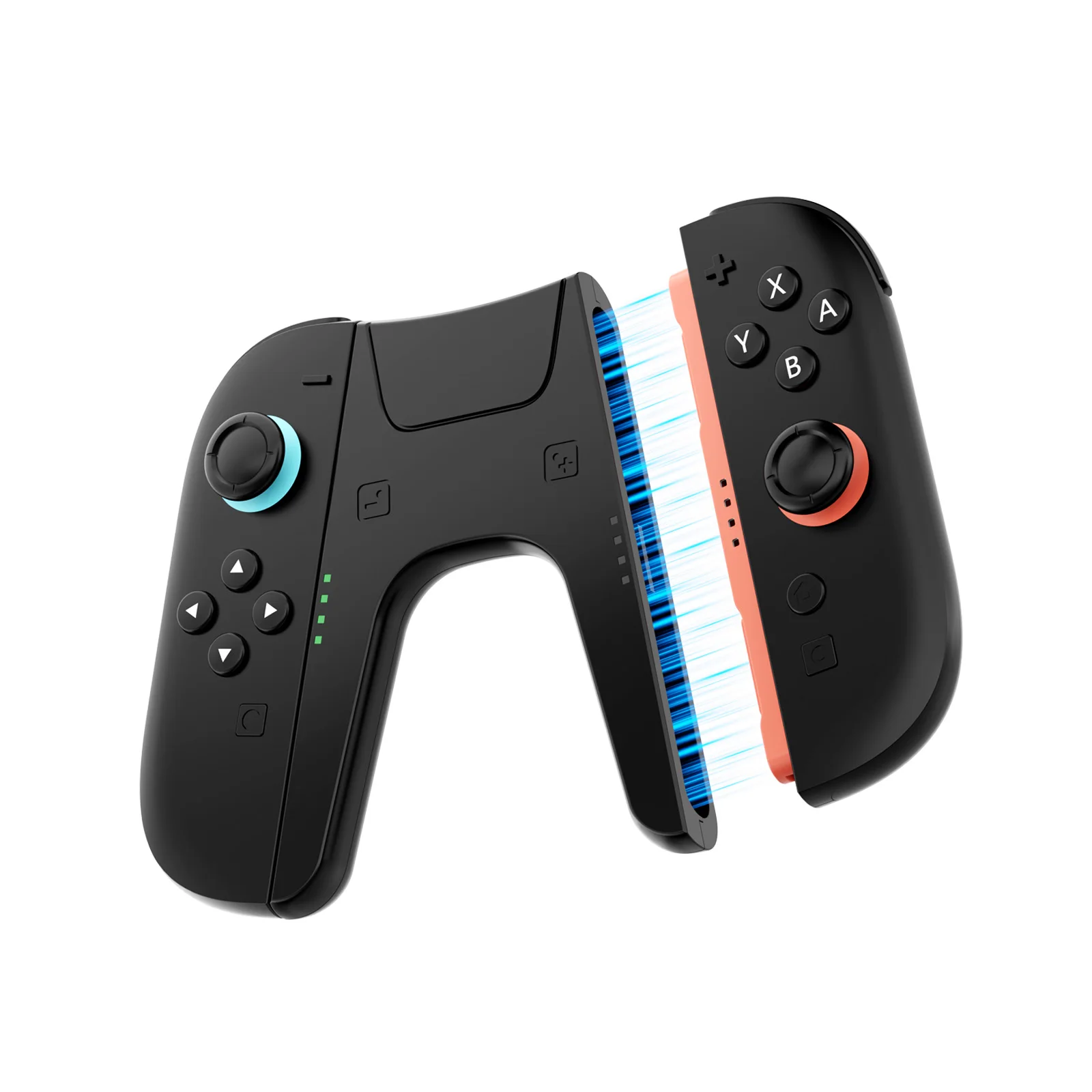 Ladehalterung für Switch 2 Joy-Con Controller, Typ-C Dual-Ladehandgriff mit LED-Anzeige für Switch 2 Zubehör – Detail 7