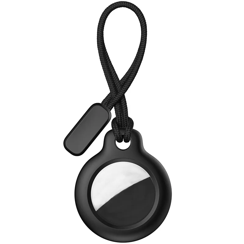 Case For Apple Airtag Tracking Device Cover Anti Loss Tracker Locator Airtags Silicone Portable With Keychain For Apple Air Tags