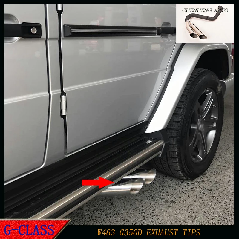 G Class  W463 G350D B style Exhaust Tips Before 2016y Car Accessories auto parts