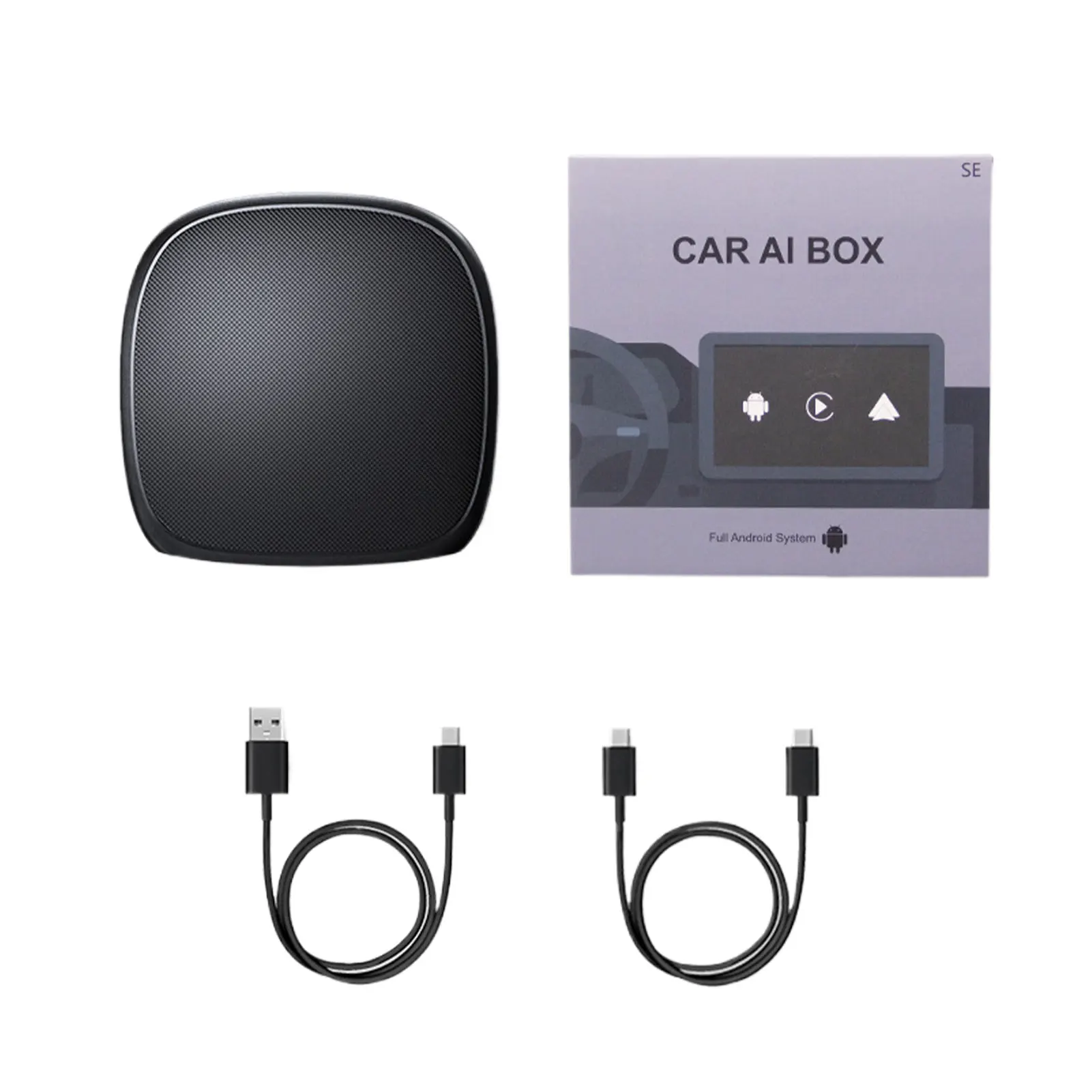 Caixa de TV sem fio Carplay, Qualcomm Box 6125, Android Auto, Octa-core, 4G, Car Machine Interconnection Box, com fio