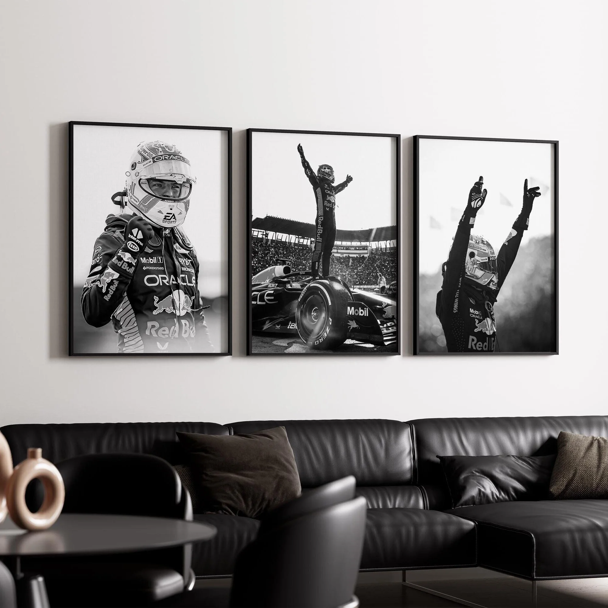 

Set of 3 F1 World Champion Max Poster Print Canvas painting Wall Art Decor Picture For Living Bed Room Home Decor