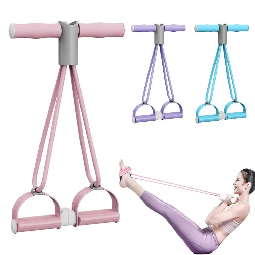 

Separable Pedal Ankle Puller Resistance Band with Handle Elastic Yoga Sit-up Pull Rope Workout Equipment