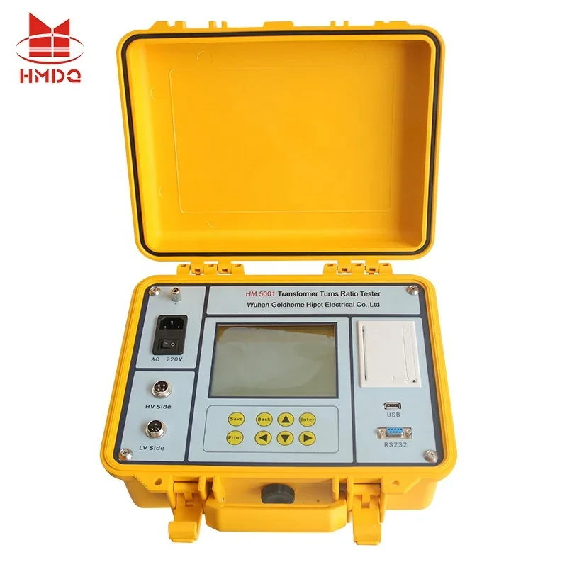 

Goldhome hipot Electric Transformer Turn Ratio Meter TTR testing equipment 3 phase transformer turns ratio tester