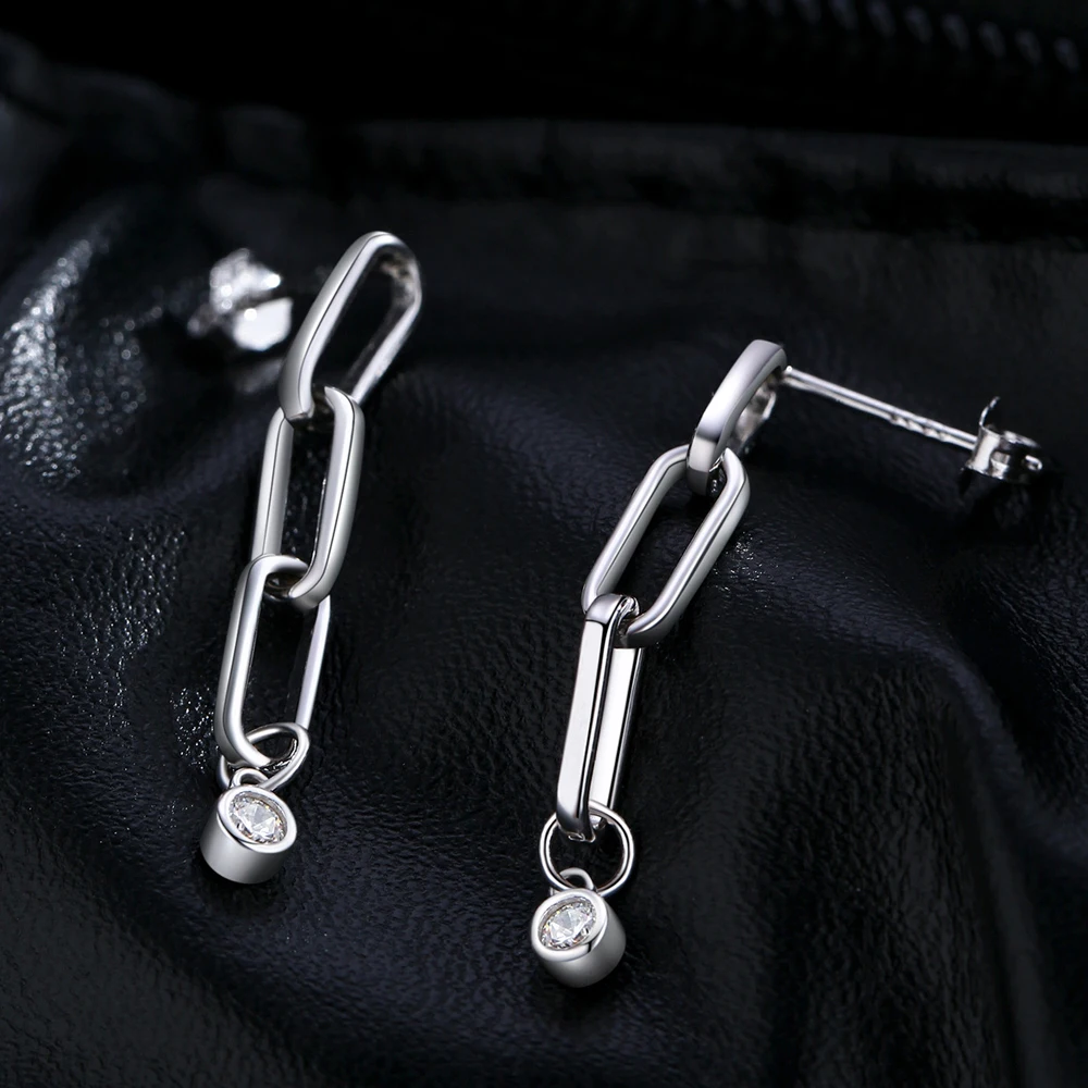 

2.5mm Moissanite D VVS1 Tassel Earrings Women GRA Certified Fine Jewelry S925 Sterling Sliver Earring Women Wedding Party Gifts