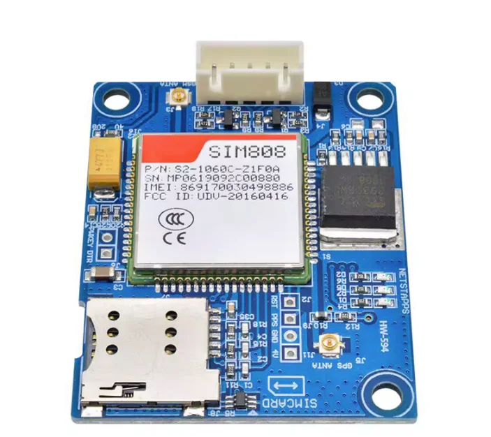 1PCS 100% new SIM808 instead of SIM908 module GSM GPRS GPS Development Board IPX SMA