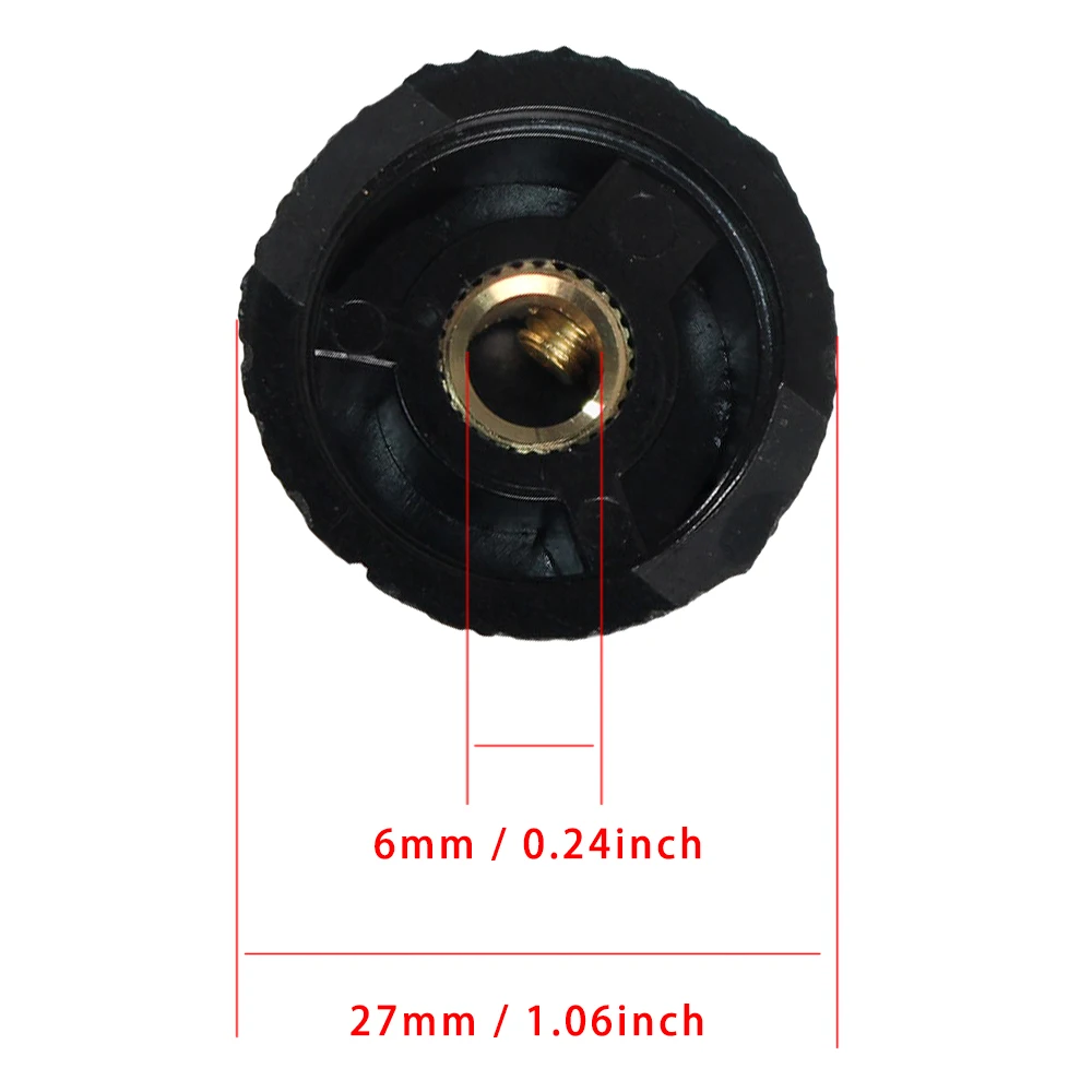 1 Set Potentiometer Knob Kit MF-A03 Dial Knob with Bakelite Knob with Scale Plate Sheet Scale Digital Potentiometers Set