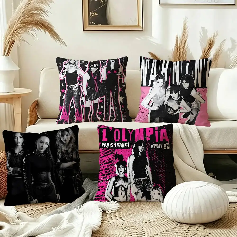 Rock Band The W-Warning Personalized Pillow Dust Cover Bedroom Kids Party Decoration Pillowcase Birthday Children Gift