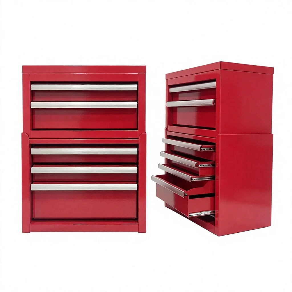 a for5 Drawer Tool Cabinet Chest Lockable Storage Box 10kg Capacity 280x320x155mm