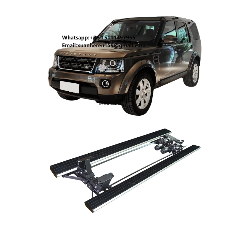 

ELECTRIC SIDE STEPS RUNNING BOARD ALUMINUM for LAND ROVER DISCOVERY 4 CAR EXTERIOR ACCESSORIES NEWEST MODEL