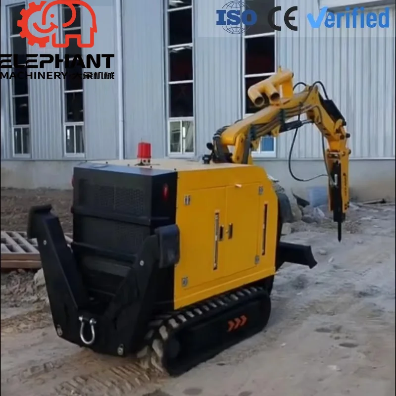 Multi-Purpose Electric Demolition Robot, Small Demolition Robot for Concrete Breaking and Wall Demolition in Construction
