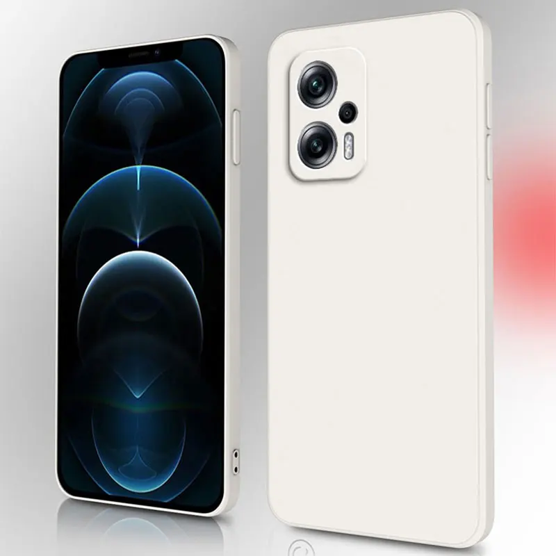 Internal Flocking Phone Cases for Redmi Note 11 11T 11E Pro Plus Pro+ SE 11S Note11 Soft Liquid Silicone Shockproof Back Covers
