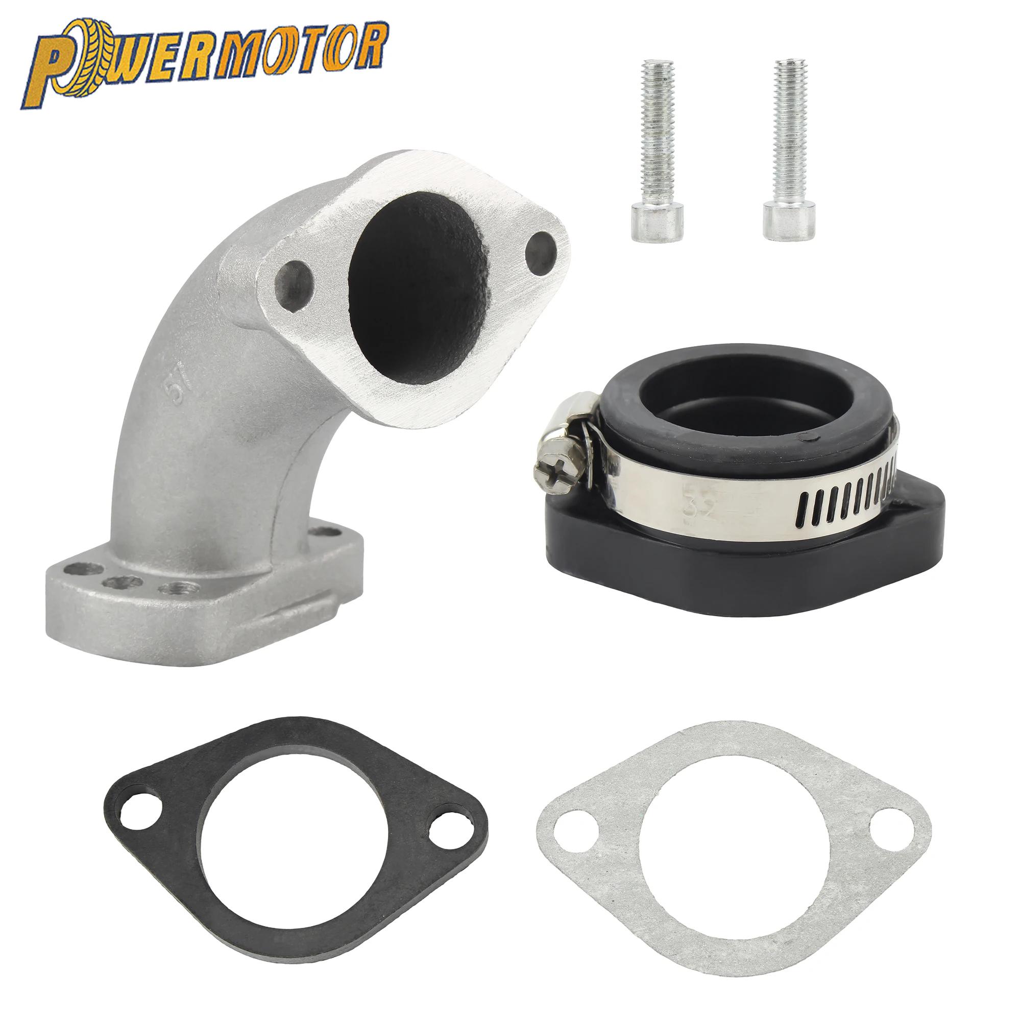 

Motocycle 28mm Carburetor Mainfold Throat Carb Inlet Intake Pipe Kits 125cc 140cc 150cc 160cc 200cc Scooter Motocross Accessorie