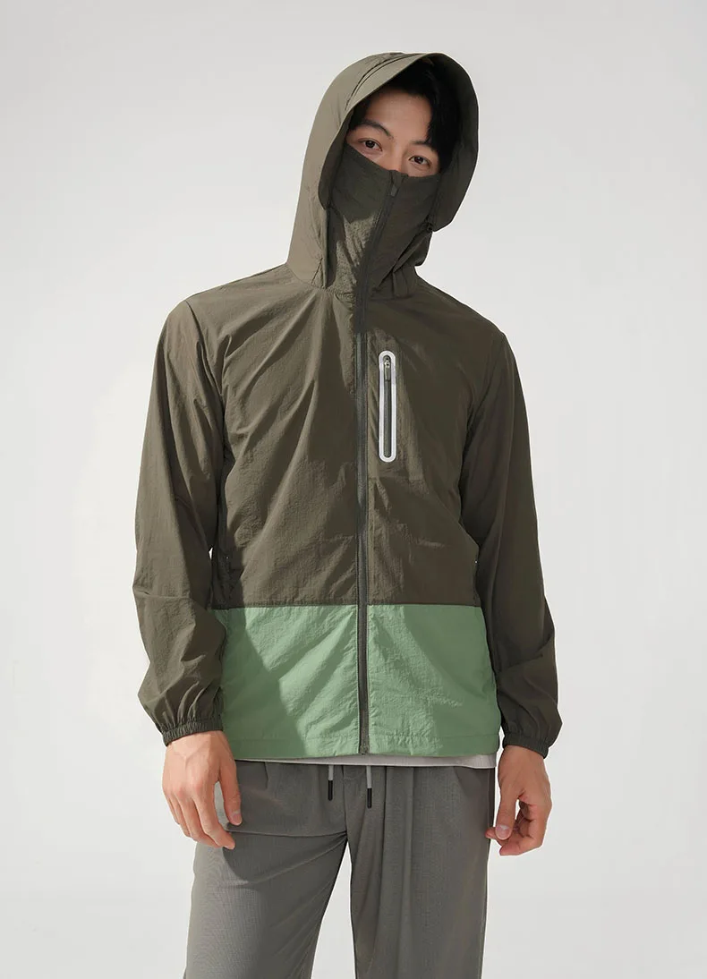 LNGXO Damen Herren Wasserdichter Anti-UV-Windbreaker Camping Klettern Trekking Wanderjacke Unisex Schnelltrocknender Sonnenschutzmantel – Detail 13