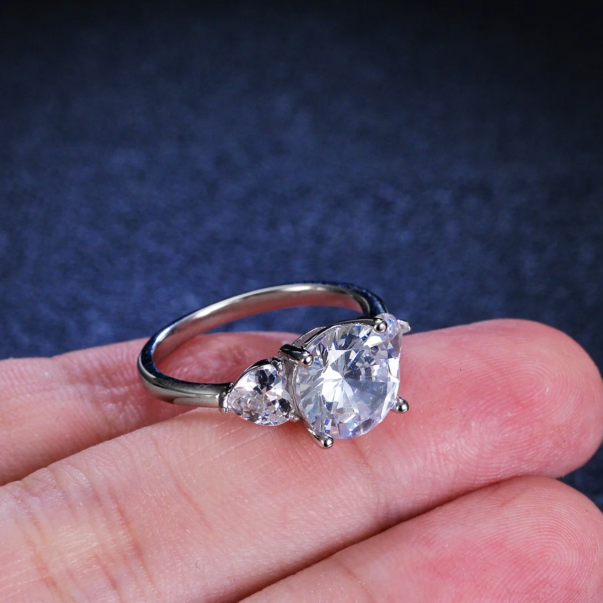Exquisite Ring Women's 3ct Moissanite PT950 Platinum - Meticulous heart craft, durable platinum, premium heirloom