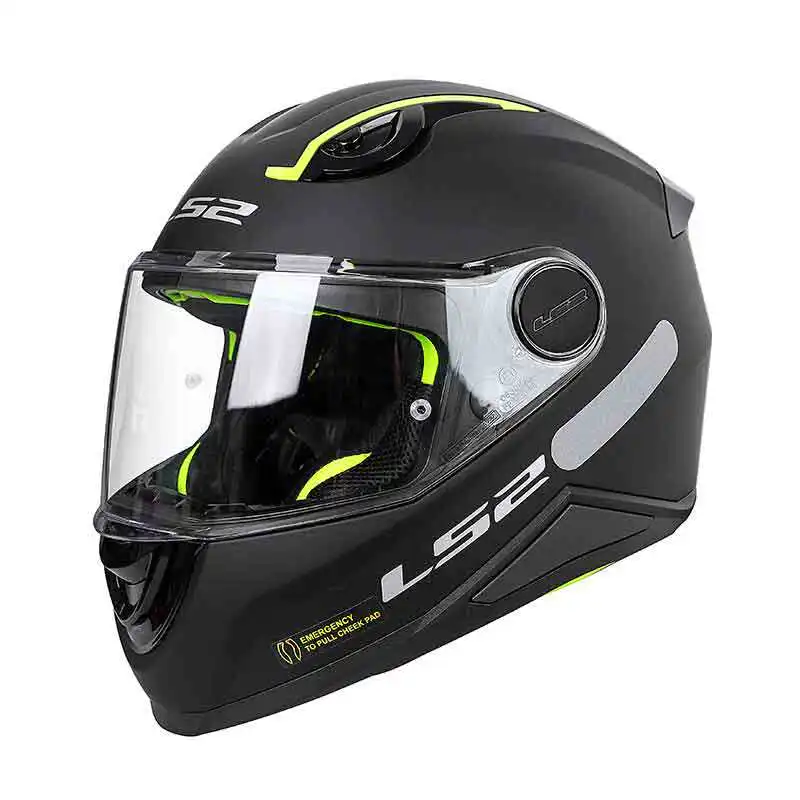 LS2 FF812 Kids Full Face Motorcycle Helmet Cartoon Four Seasons Unisex Boys Girls Electric Vehicle Casco Moto Protective Gear