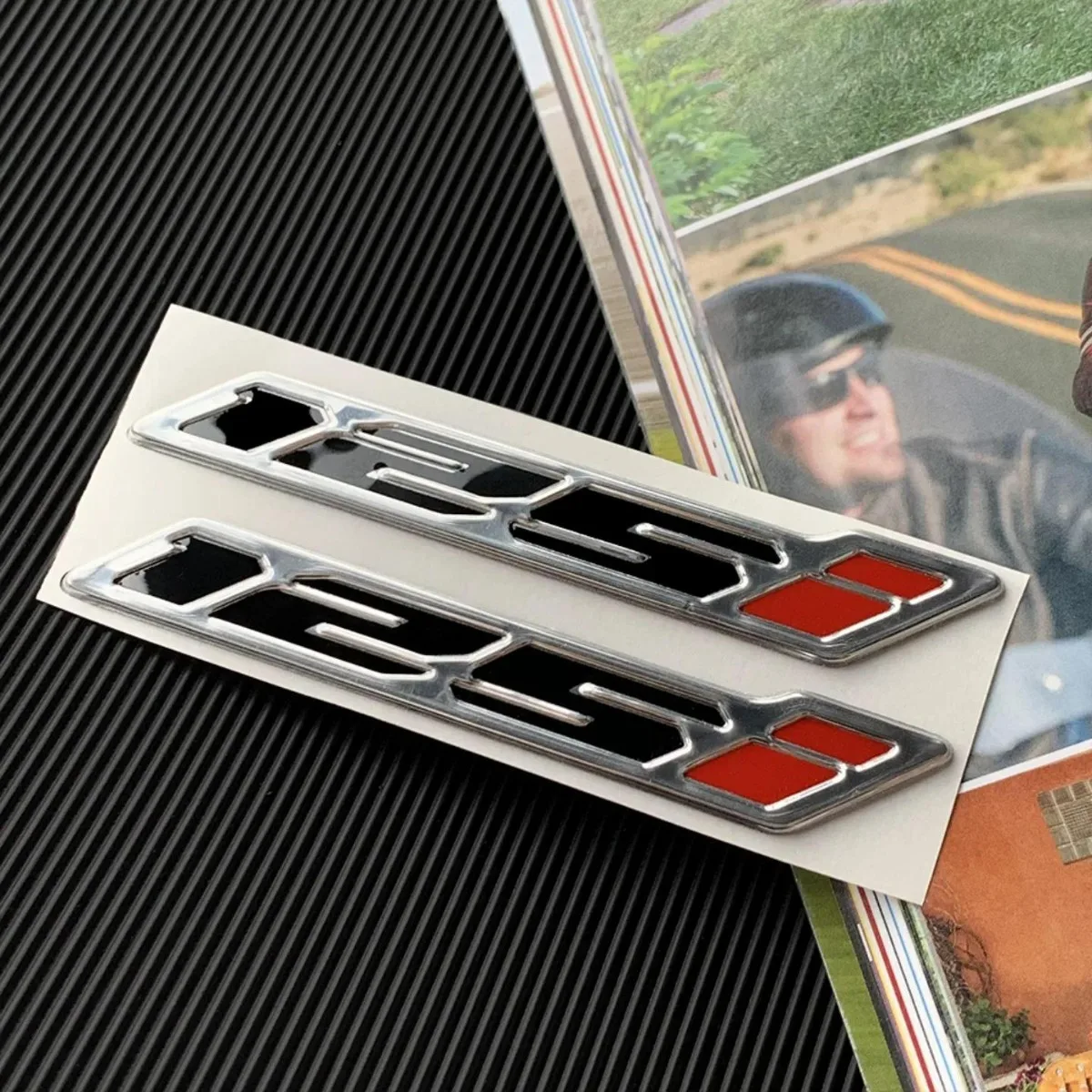 4PCS 125i Motorcycle Emblem Logo 3D Label Sticker for PCX Vision Click 125 Scooter Soft Adhesive Rubber Modification Accessories