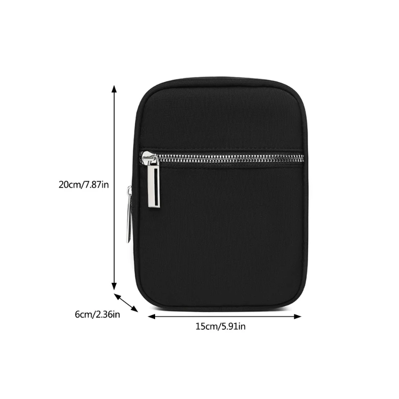 Fashionable Men's Travel Pouches With Water Resistant Zippers Shoulder Bag For Outdoor Adventures And City Excursions