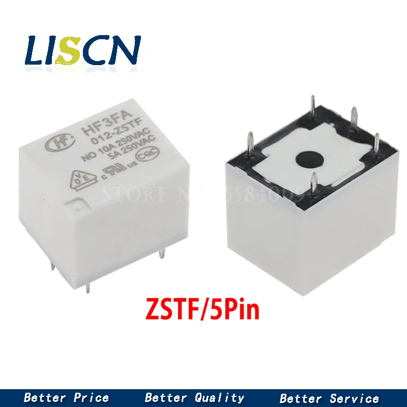 2PCS HF3FA-005 012 024-HST HF3FA-005-ZSTF HF3FA-012-ZSTF  ZST HSTF 4Pin  ZSTF 5Pin HF3FA-T 73 5V12V 24V Relay