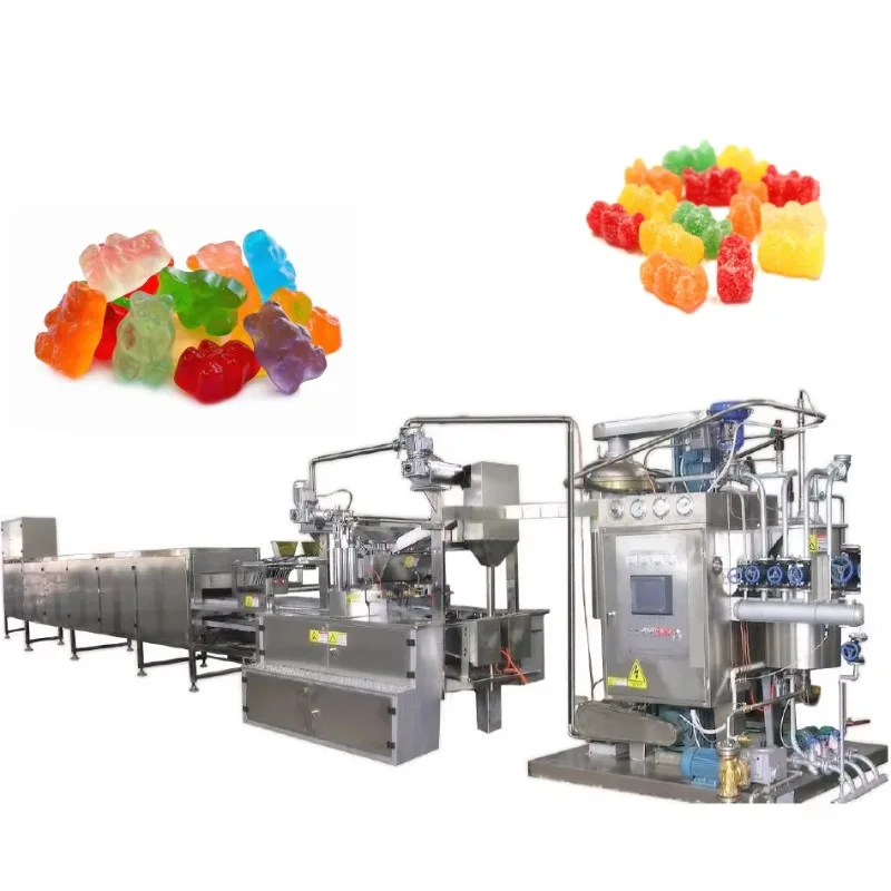 Customized Candy Making Machine Jelly Gummy Bear Production Line China Factory Candy Manufacture Maker High Efficiency Equipment