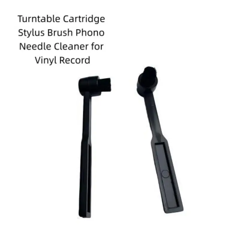 1PC Turntable Stylus Brush For Vinyl Record Player Turntable Phonograph Anti-static Needle Brush Phono Needle Cleaner_NEW