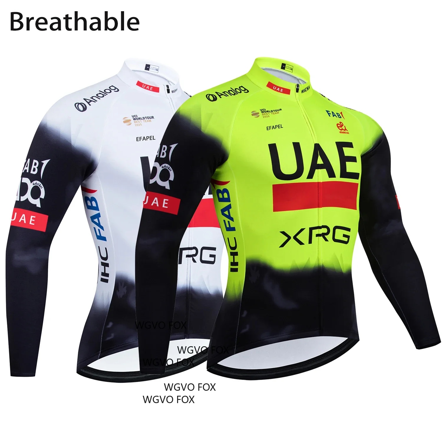 

Новая одежда для велоспорта 2025 года, команда UAE, велосипедный трикотаж с длинными рукавами, летняя дышащая велосипедная футболка Maillot Ropa Ciclismo