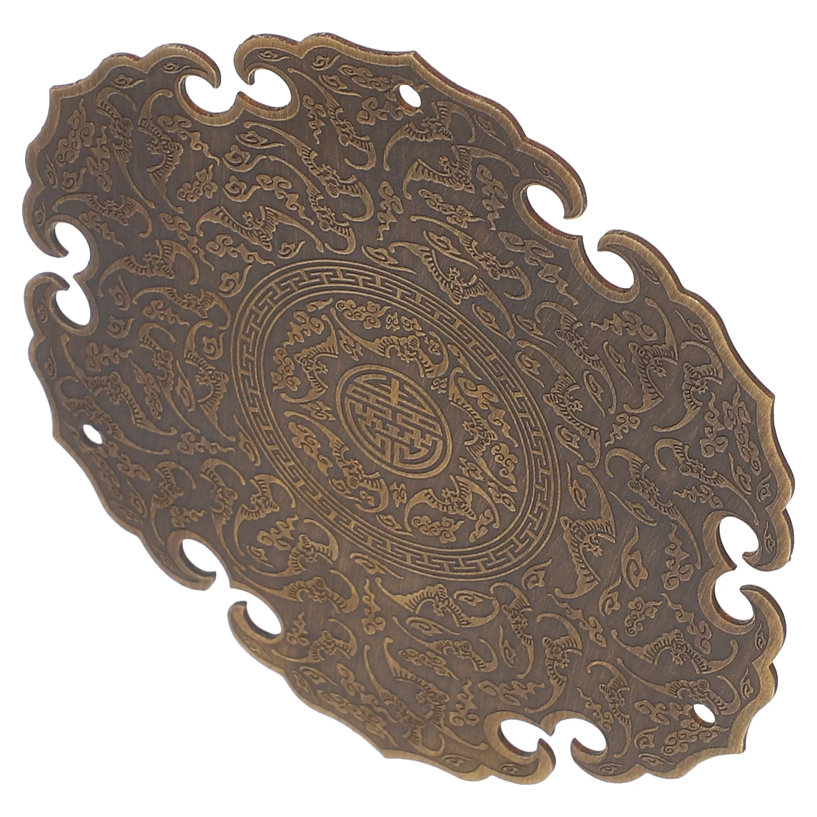 

Chic Copper Applique Decoration Metal Appliques for Cabinets Retro Style Onlay Vintage Furniture Embellishments DIY Crafts