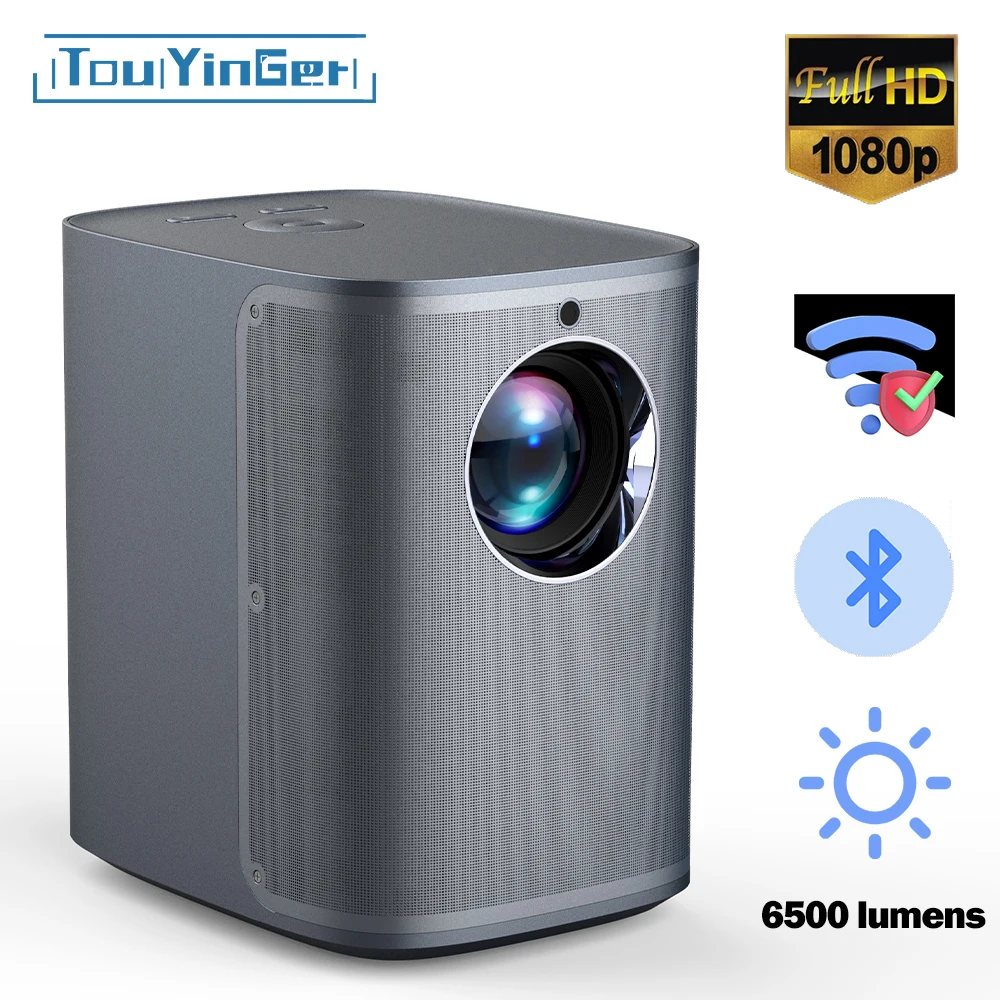 TouYinger D8 1080P LED Beam Projector 4K for Home Theater Android  2.4/5g WiFi Video Projectors Movie Beamer Smart Tv