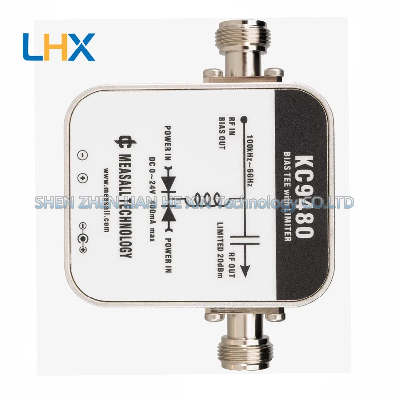 KC9480 DC biaser deflected feed line powered limiter 1MHz-6GHz antenna in stock