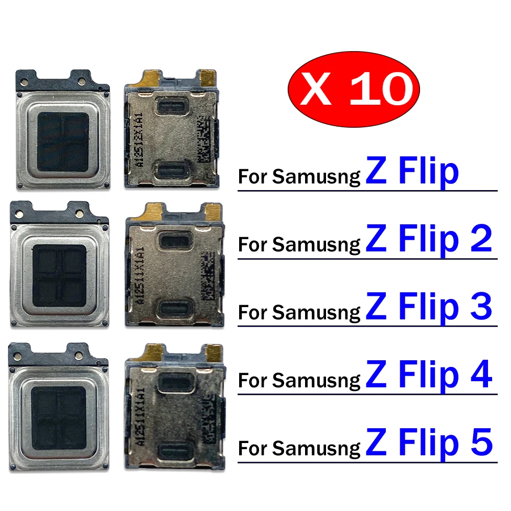 

10 шт./лот, наушник, динамик, звуковой приемник, гибкий кабель для Samsung Z Flip 1 2 3 4 5 5G