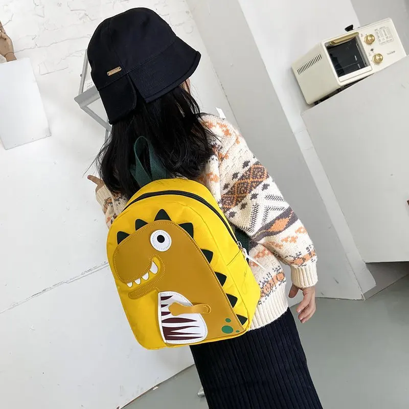 Sac à dos de maternelle en toile pour enfants de 1 à 5 ans, joli dessin animé de dinosaure, cadeau pour garçons et filles, nouvelle collection 2023