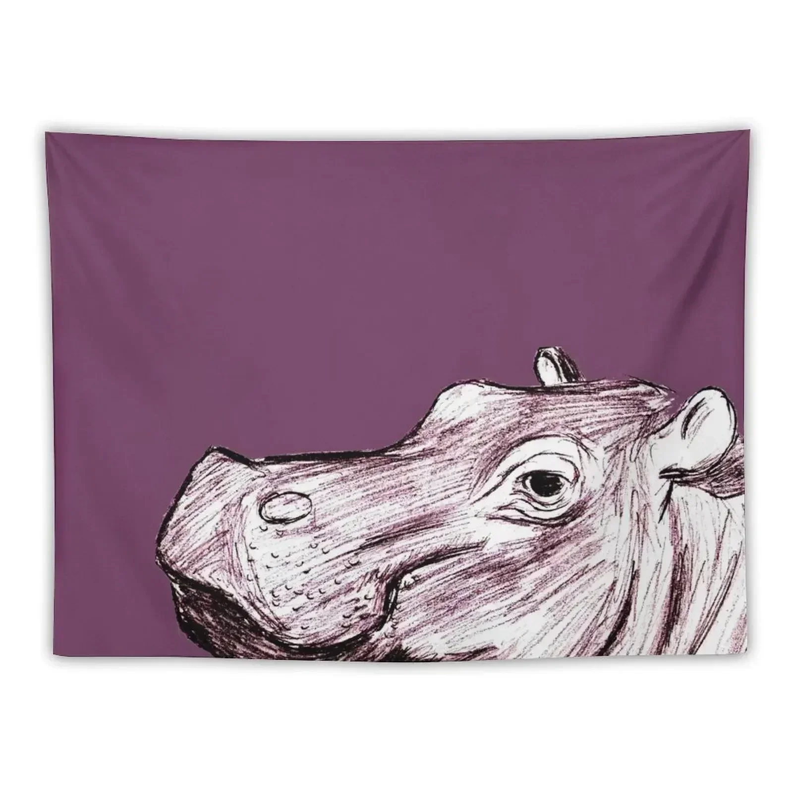 

Hippo Tapestry Room Decoration Aesthetic Carpet On The Wall Bedrooms Decorations Tapestry