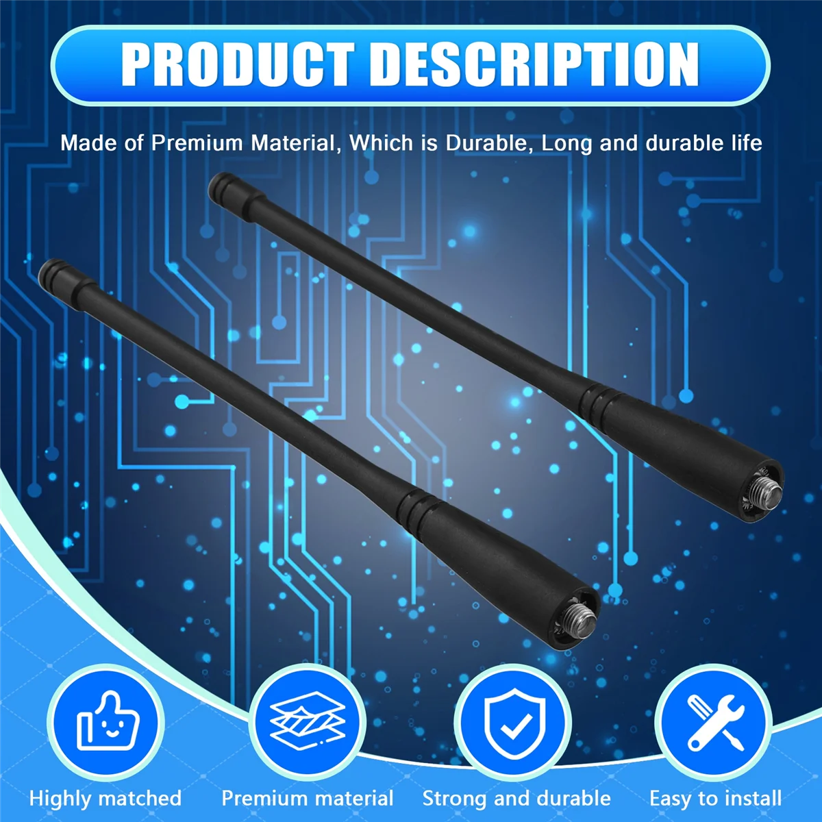 جديد 3C-5 قطعة ثنائي النطاق Sma-أنثى 17 سنتيمتر طول هوائي ل Uv-5R Uv-82 Gt-3 Uv-9R زائد اسلكية تخاطب