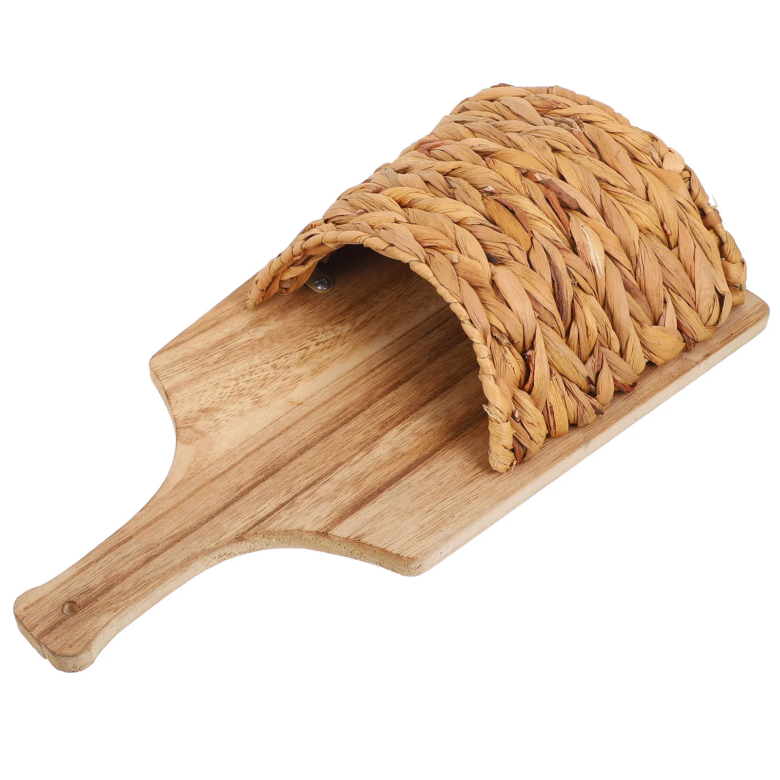 

Wall Hanging Storage Basket Rattan Plant Pot Handwoven Texture Minimalist Spacesaving Wallmounted Utensil Holder Kitchen