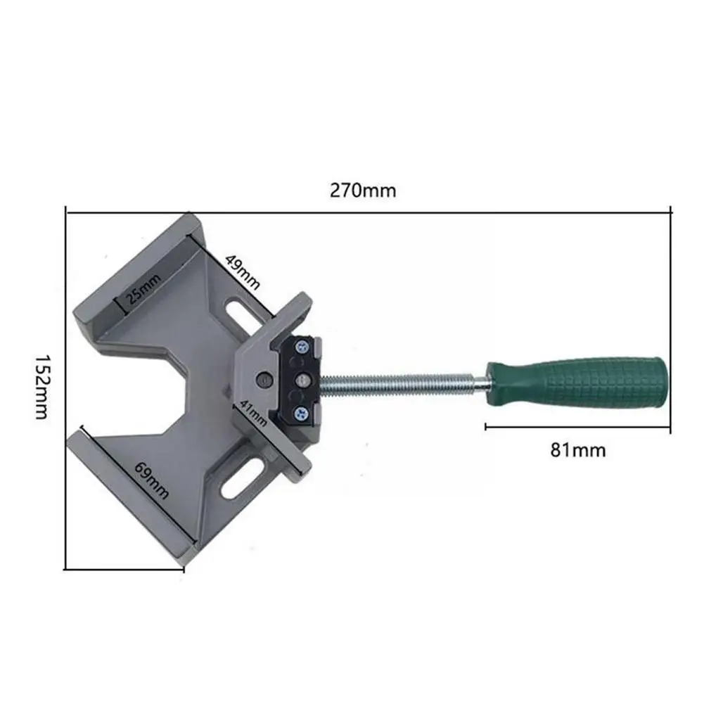 Adjustable 90 Degree Right Angle Clamp Picture Frame Corner Fixing Clip Woodworking Tools Hand Tool Joinery Clamp For Furni Q0a6