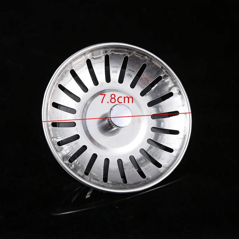 Gootstenen Stoppers Rvs Gootsteen Deksel Vaatpan Afdruiprek Chock Plug Filter Mand