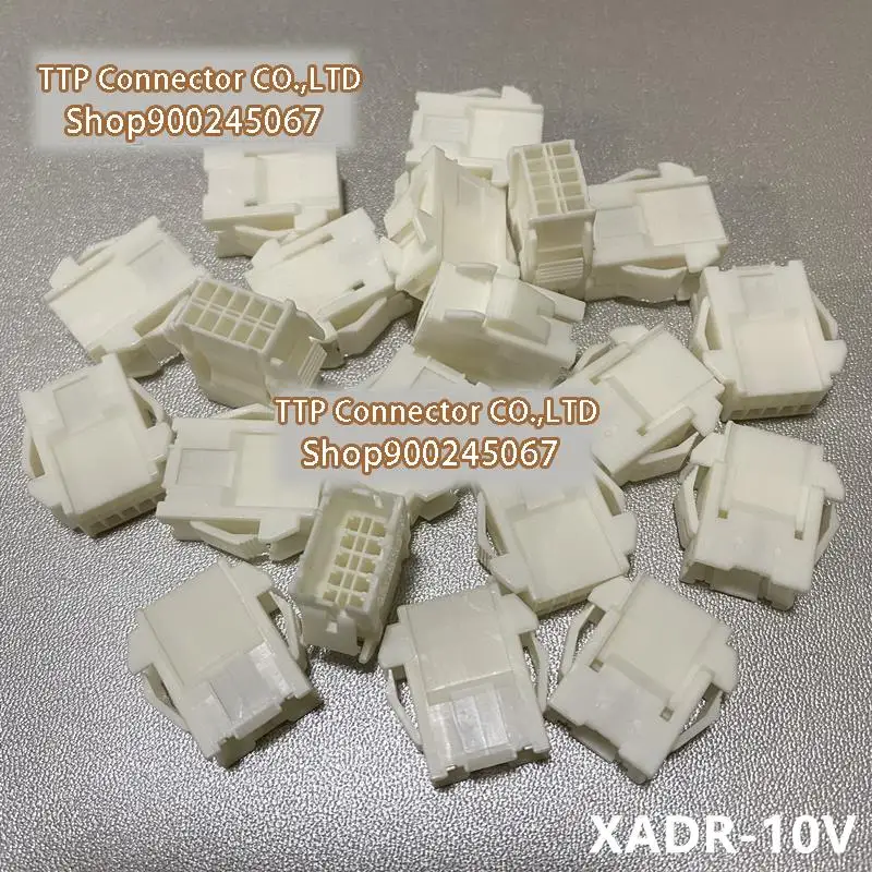 10-pcs-lote-conector-xadr-10v-escudo-de-plastico-10p-25mm-largura-da-perna-100-novo-e-original