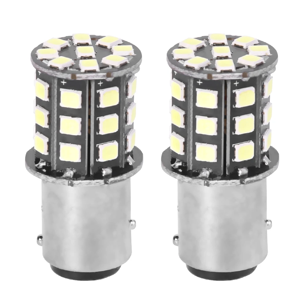 1 пара светодиодных ламп 1157/BAY15D 33 SMD2835 для задних стоп-сигналов и противотуманных фар автомобиля