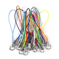 20/50/100Pcs Mix Polyester Cord with Jump Ring Lanyard Rope for Making Keychain DIY Crafts Pendant Handmade Jewelry Making