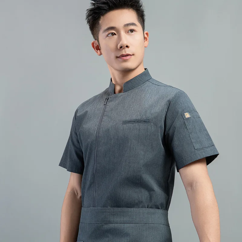 

Высококачественная униформа шеф-повара: летняя одежда с коротким рукавом для отелей, ресторанов, кухонь. Рабочая одежда для мужчин и женщин, для поваров и кондитеров.