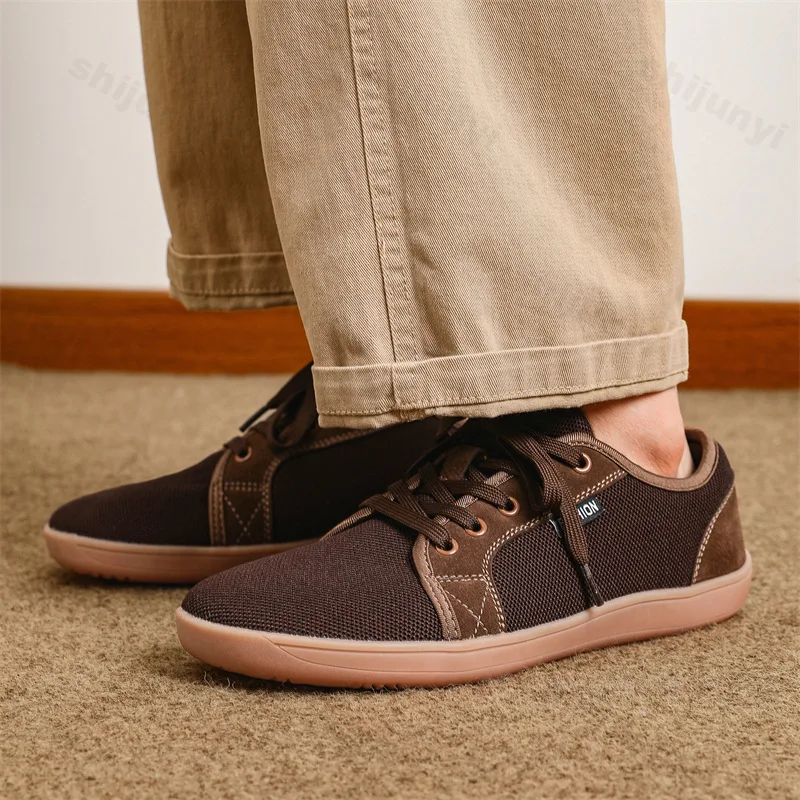 

Мужские повседневные кроссовки, дышащие удобные уличные теннисные прогулочные туфли, туфли на плоской подошве с сеткой, большие размеры 37-48, Zapatos Para Hombres