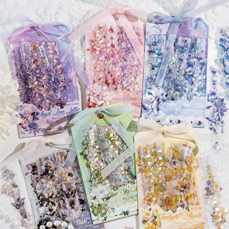 

Mr Paper 2Style 60 шт./пакет ледяные кристаллы ПЭТ длинные полоски наклейки пакет справочник материал декоративные наклейки DIY наклейка для скрапбукинга