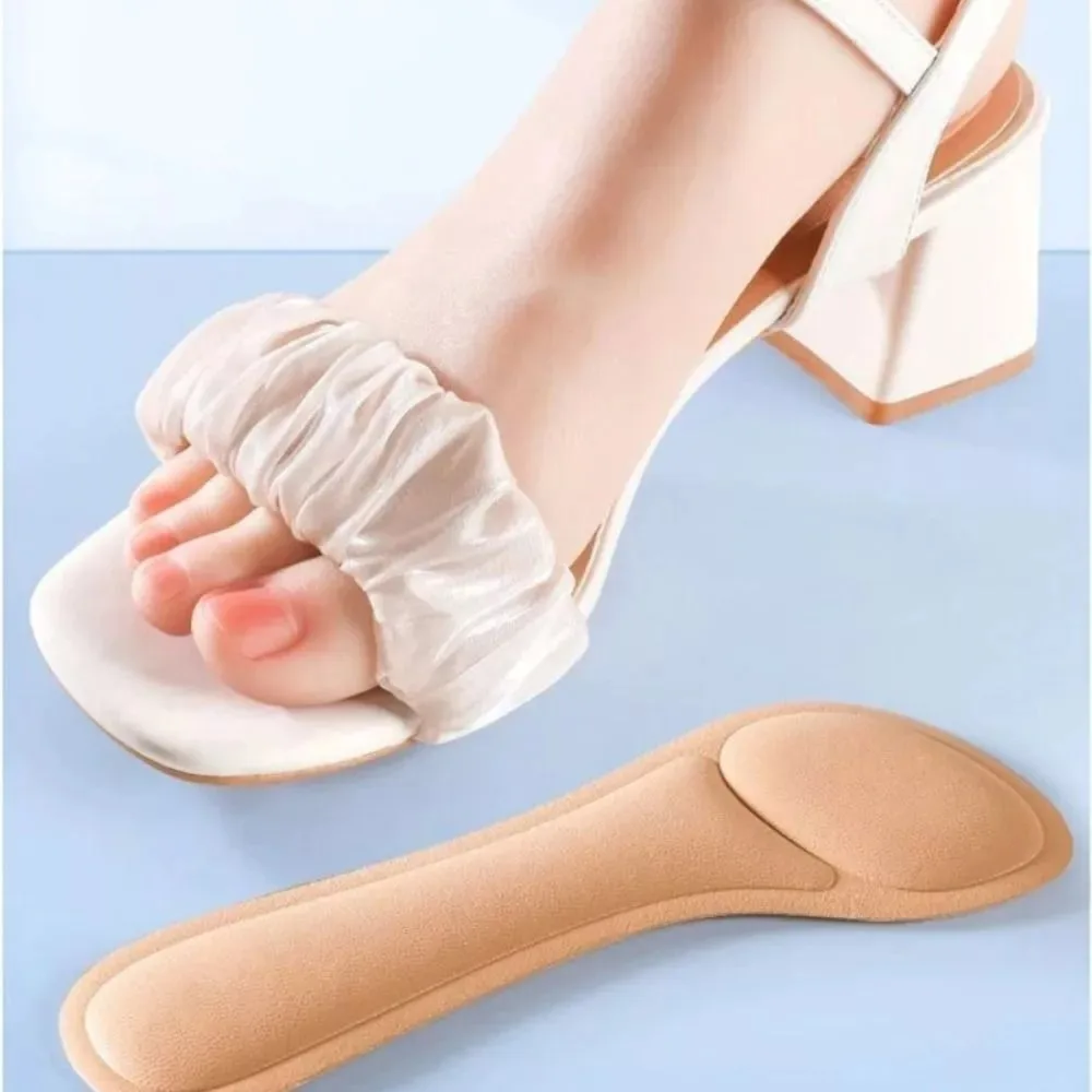 Self-adhesive Women Soft High-heel Insoles Anti-slip Shoes Stickers Pad High-heel