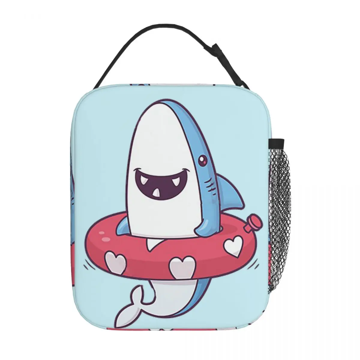 Shark Summer Fun Insulated Lunch Bag for Women Kids Portable Food Boxes Thermal Lunch Box Tote