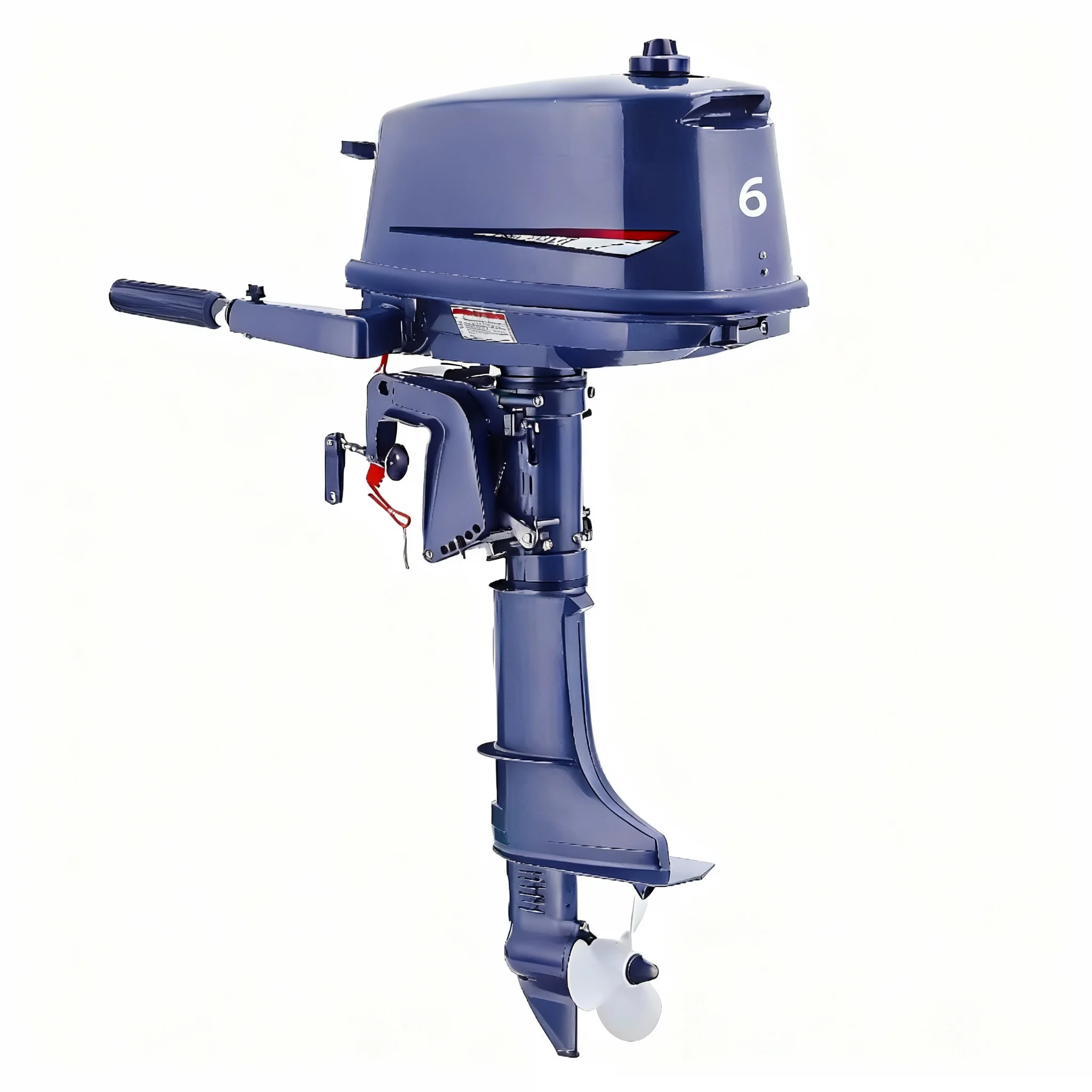 

2 Stroke 6hp Outboard Motor Short Shaft Marine Engine Compatible with Original Boat Motor and Spare Parts