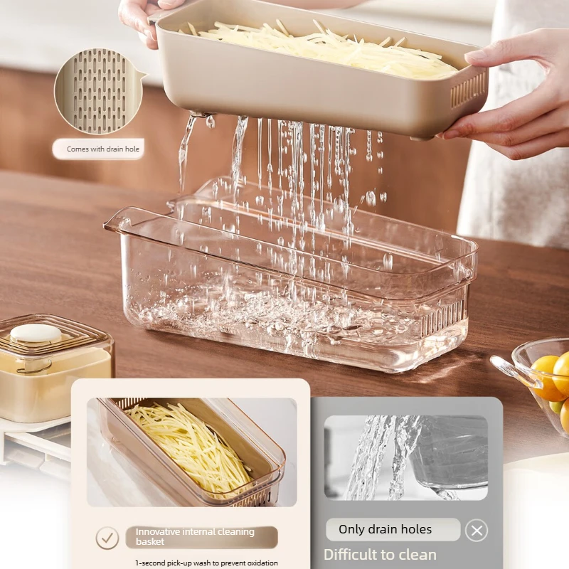 Vegetable Slicer 5 Blade Stain - Mandoline Slicer Guard recension och pris