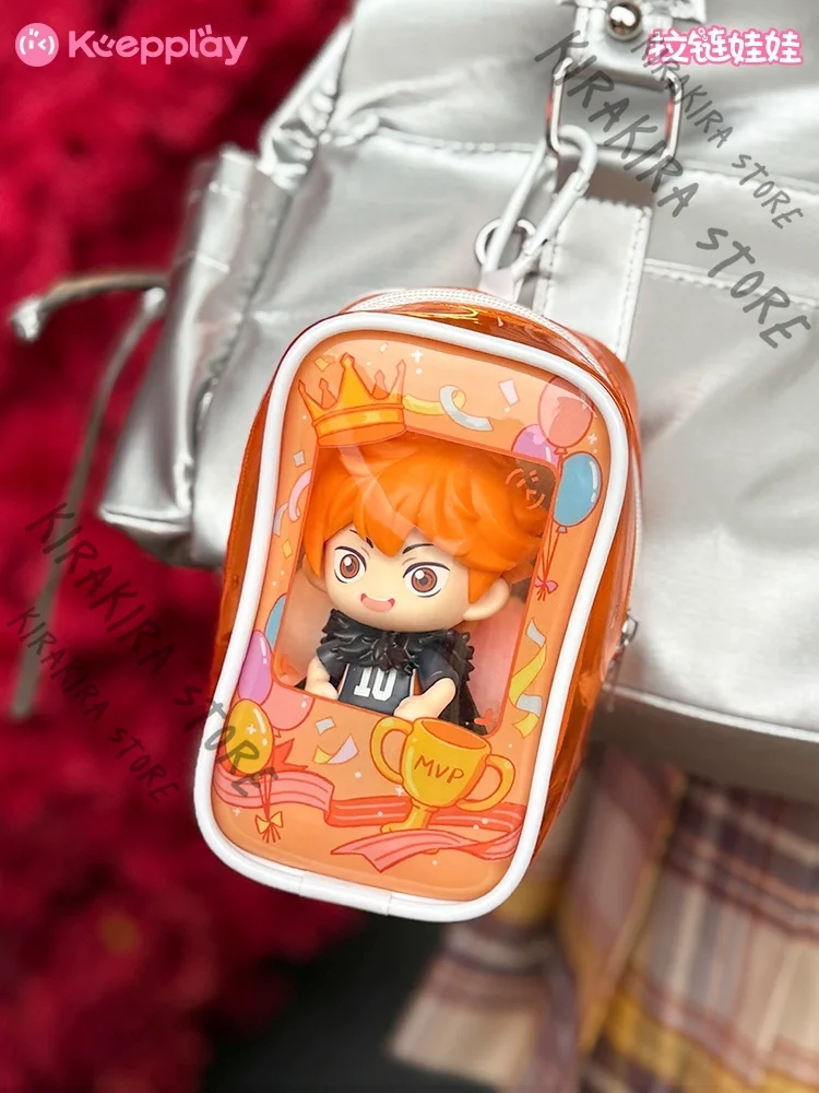 

"Party Feast Time" Series Figurine Puppet bags Apply To Haikyuu!! Limited Legal Edition Originality Double-faced Maumet Bag